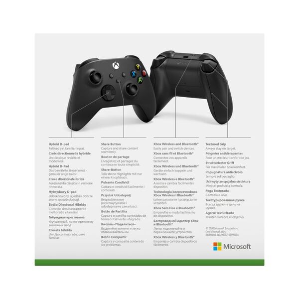 Xbox Wireless Controller Carbon Black