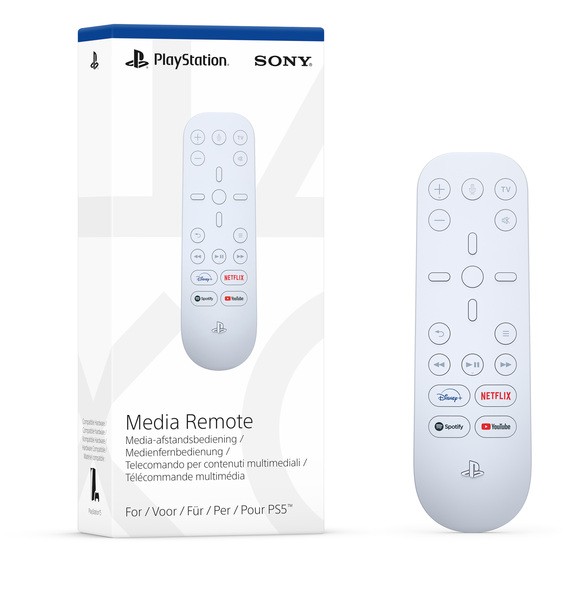 Buy Media Remote - PlayStation 5 - PS5 | ShopTo.net