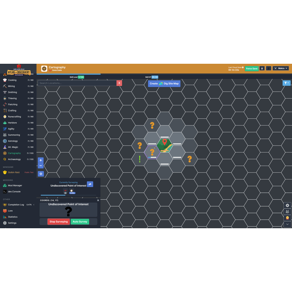 Melvor Idle: Atlas of Discovery