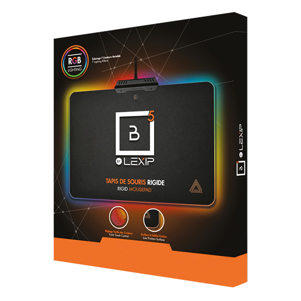 Lexip B5 Hard Gaming LED Mouse Pad