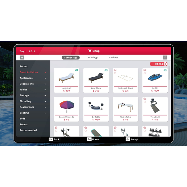 Hotel: A Resort Simulator