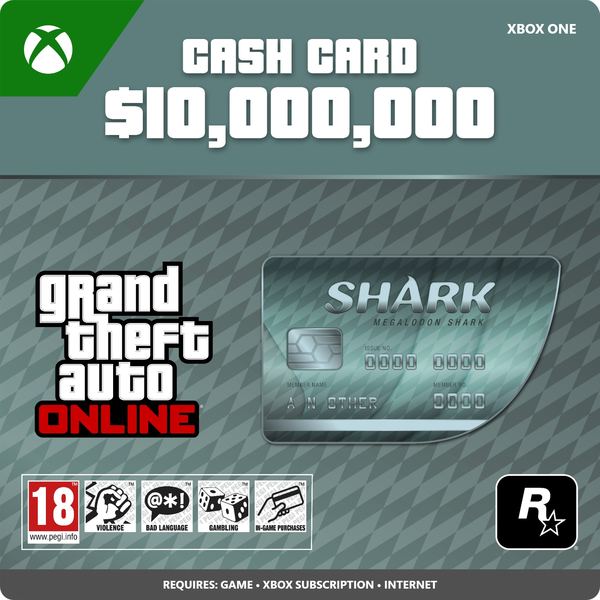 Grand Theft Auto V: Megalodon Shark Cash Card