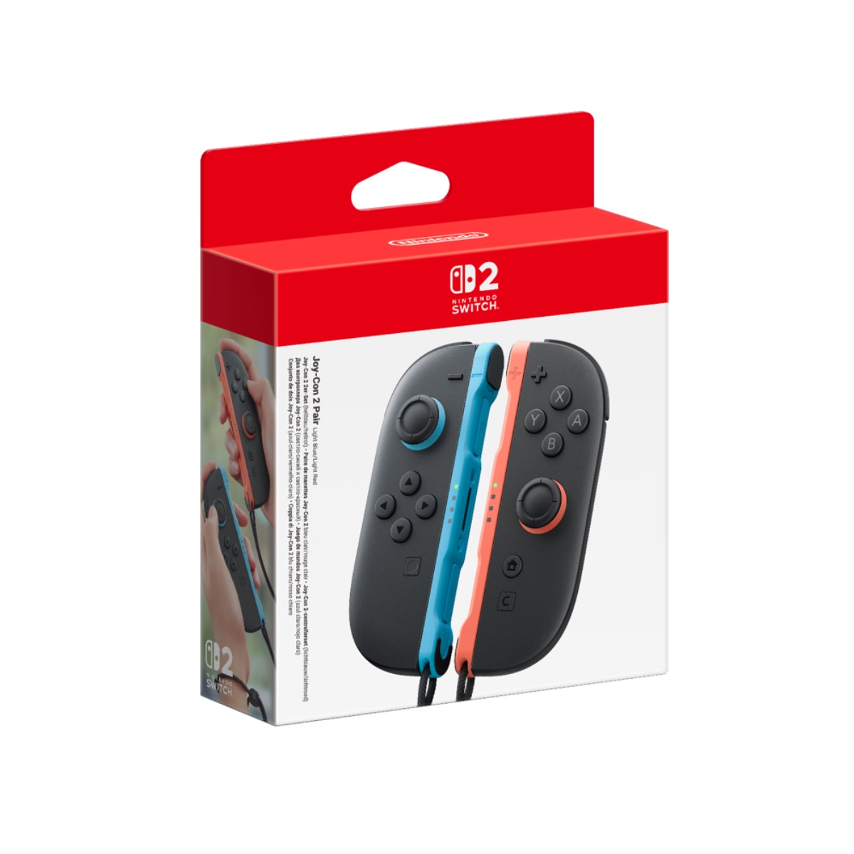Joy-Con 2 Pair - Light Blue/Light Red - Switch 2
