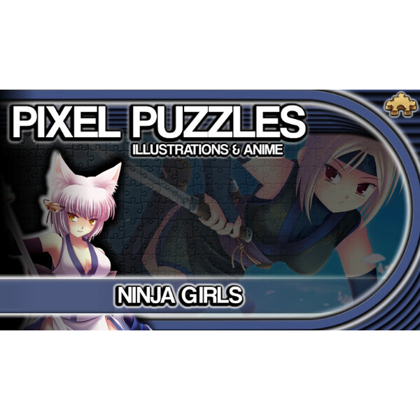 Pixel Puzzles Illustrations & Anime - Jigsaw Pack: Ninja Girls