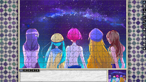 Pixel Puzzles Illustrations & Anime - Jigsaw Pack: Space