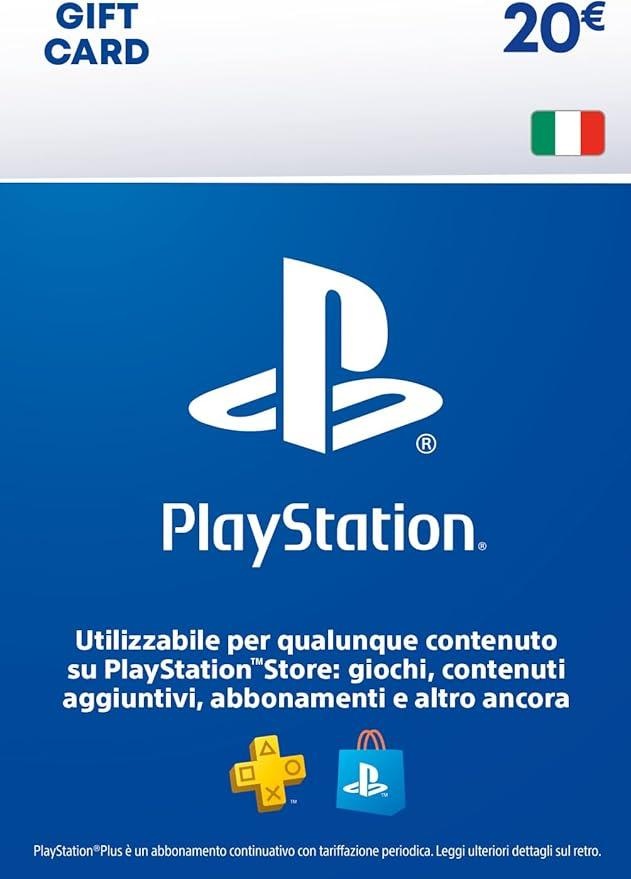 PlayStation Store Gift Card 20€ | Ricarica Portafoglio PSN 
