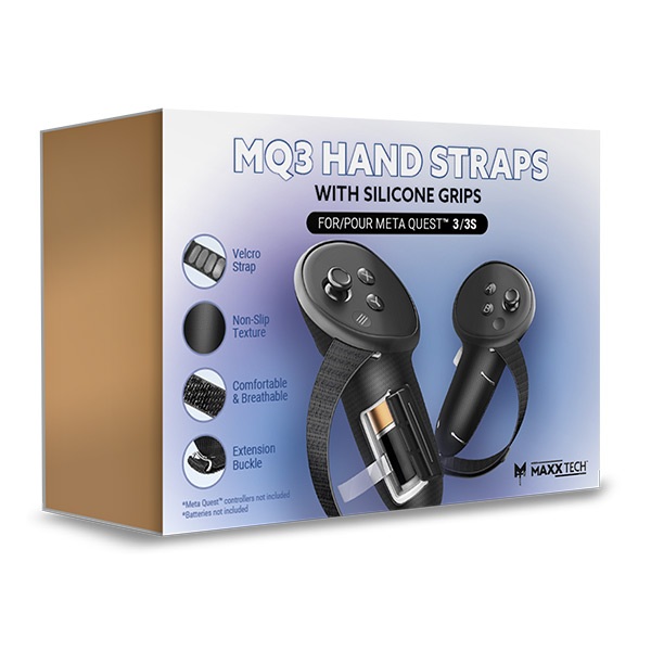 Maxx Tech MQ3 Hand Straps - Meta Quest 3/3S