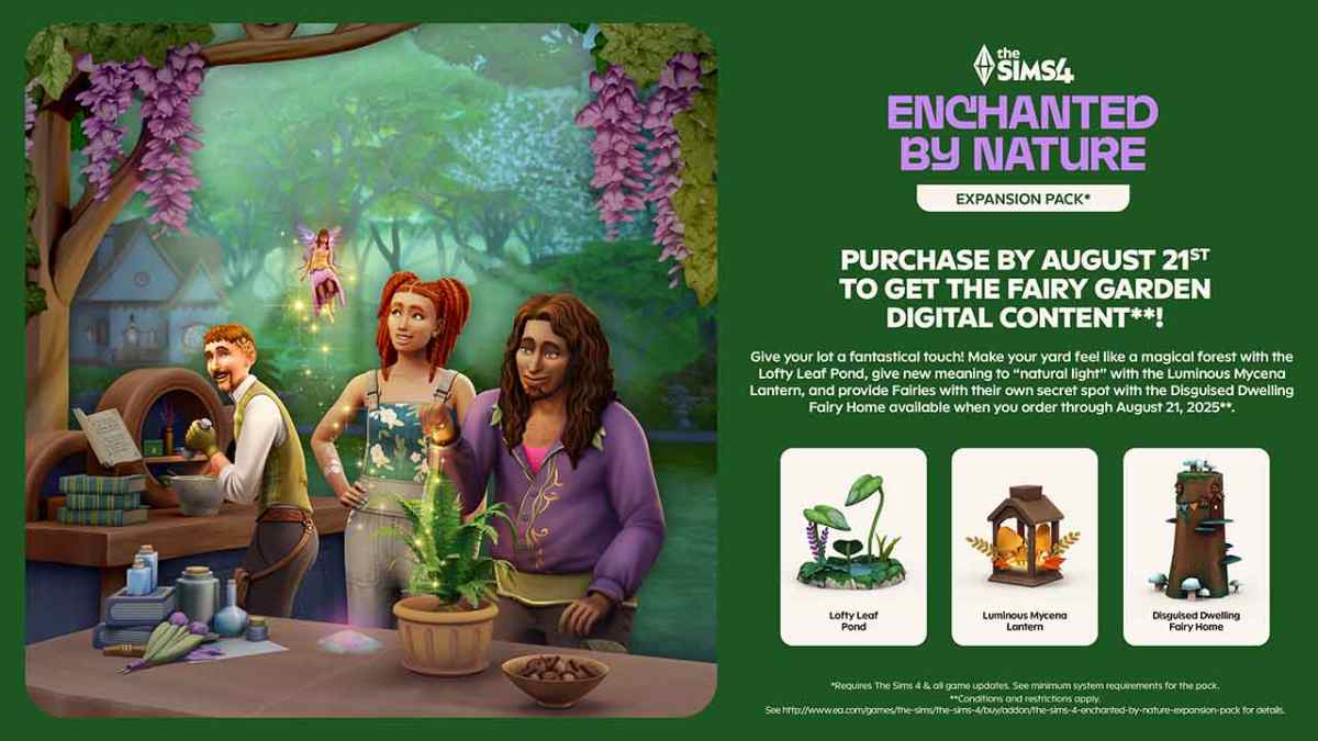 SIMS 4 Enchanted by Nature - PC