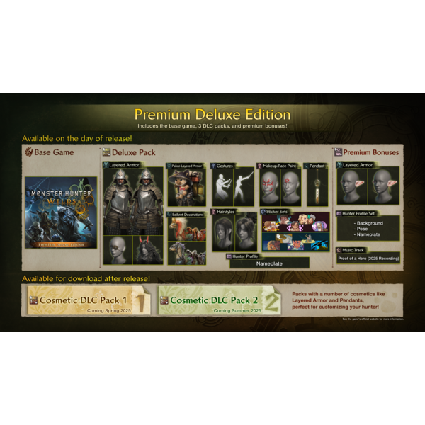 Monster Hunter Wilds Premium Deluxe Edition