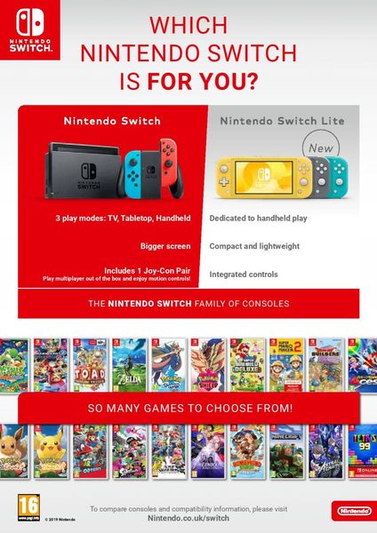 Nintendo Switch Lite - Yellow Console