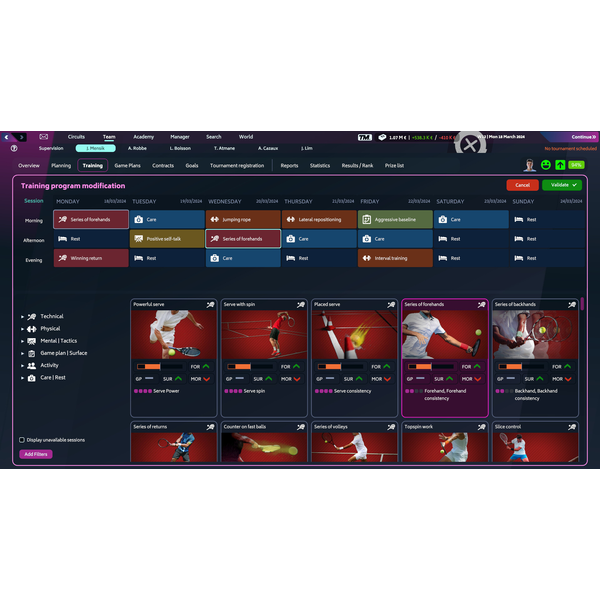 Tennis Manager 2024
