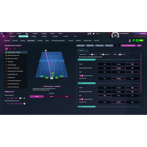 Tennis Manager 2024
