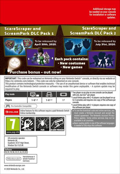 Luigi's Mansion 3 Multiplayer Pack SWITCH Download ( Uk - EU)