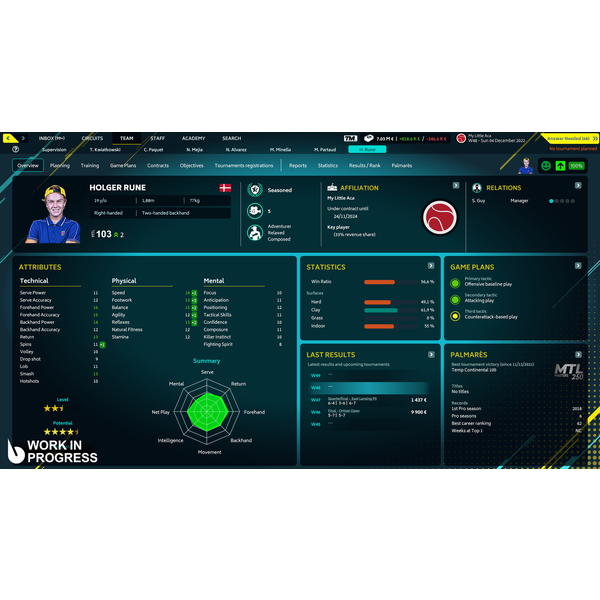 Tennis Manager 2022 PC Download