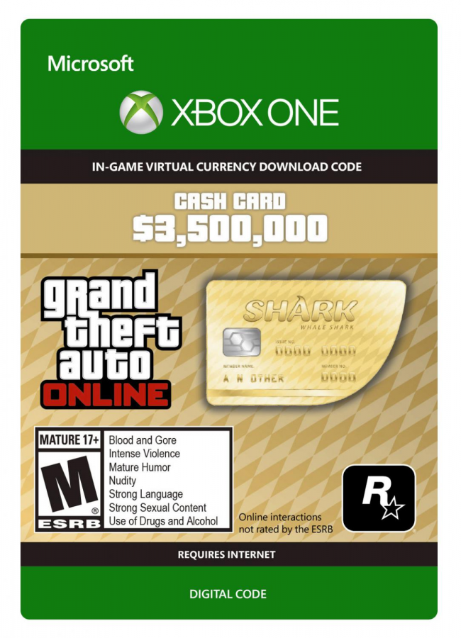 Grand Theft Auto V: Whale Shark Cash Card