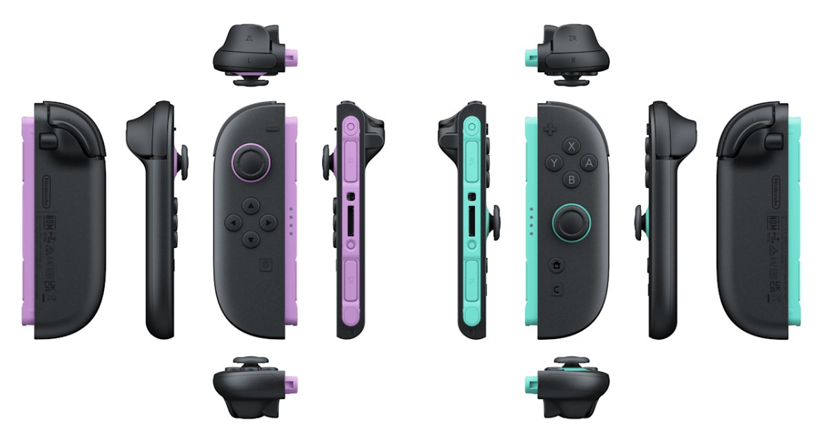 Joy-Con 2 Pair - Light Purple - Light Green - Switch 2