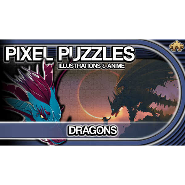Pixel Puzzles Illustrations & Anime - Jigsaw Pack: Dragons