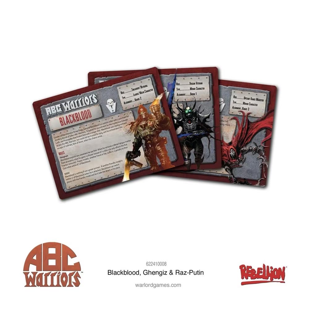 ABC Warriors: Blackblood, Ghengiz & Raz-Putin 