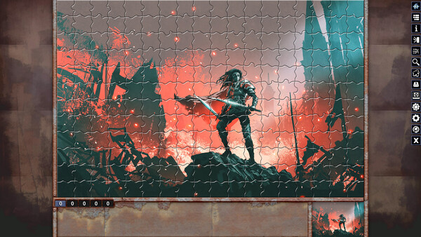 Pixel Puzzles Illustrations & Anime - Jigsaw Pack: Warriors