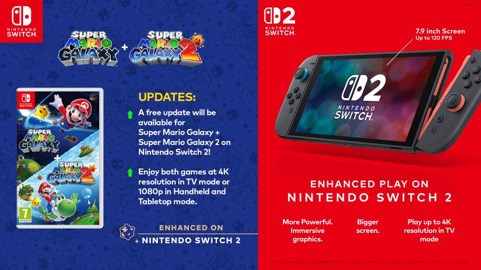 Super Mario Galaxy + Super Mario Galaxy 2 - Switch