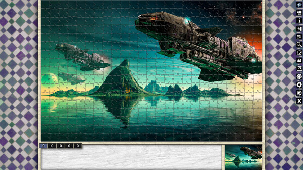 Pixel Puzzles Illustrations & Anime - Jigsaw Pack: Space