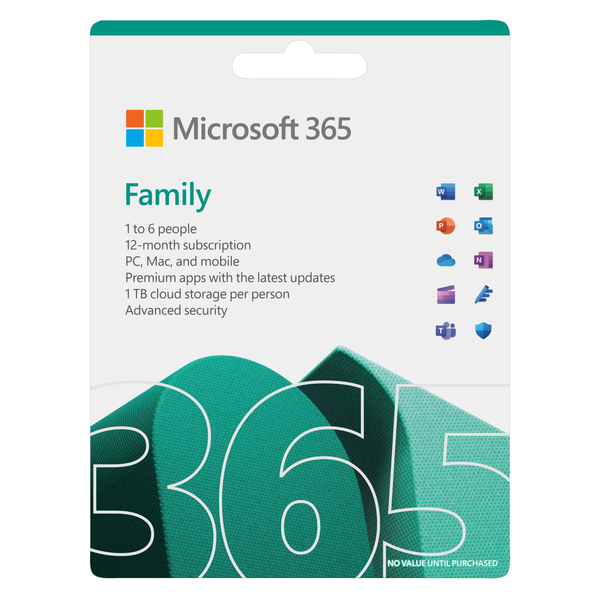 Microsoft 365 Family PC Download (15 Month)