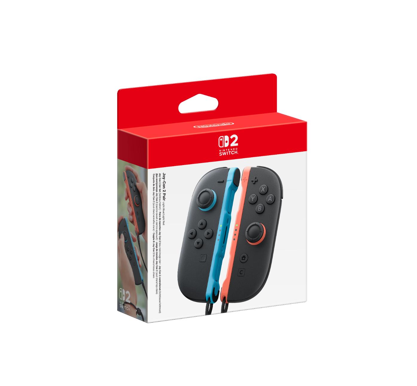 Joy-Con 2 Pair - Light Blue/Light Red
