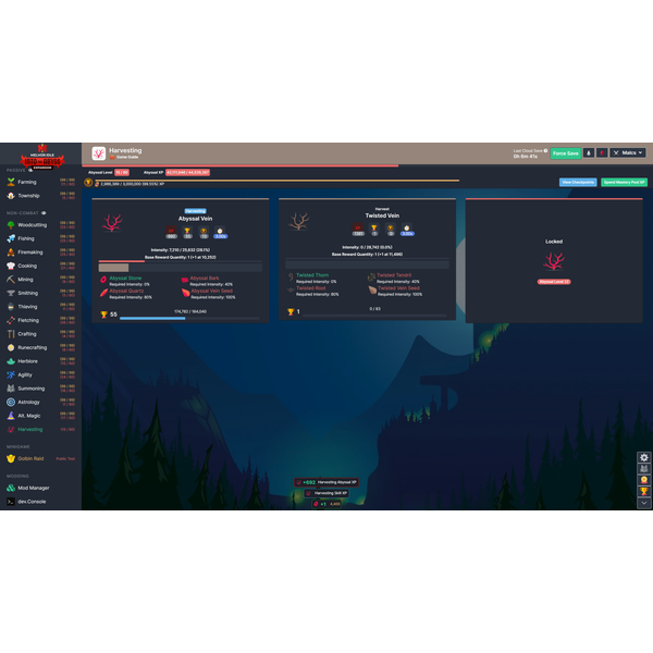 Melvor Idle: Into The Abyss