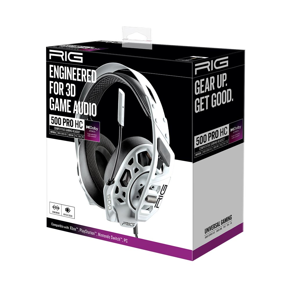 RIG 500 White Headset - PS5