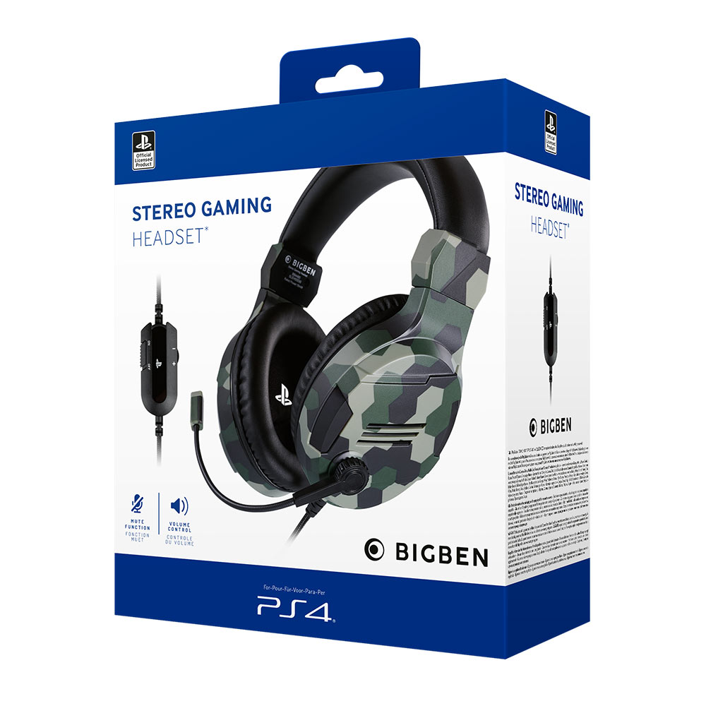 Camo Sony Official Headset V3 - PlayStation 4