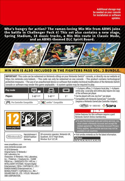 Super Smash Bros. Ultimate: Min Min Challenger 