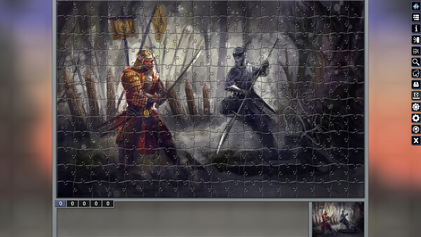 Pixel Puzzles Illustrations & Anime - Jigsaw Pack: Samurai