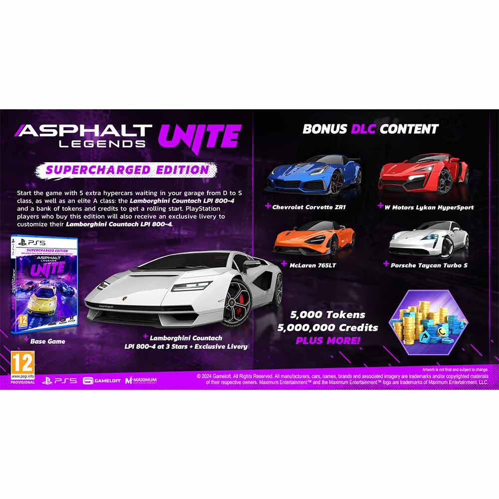 Asphalt Legends UNITE: Supercharged Edition - PS5