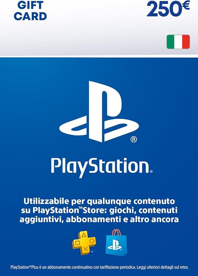 PlayStation Store Gift Card 250 EUR | Ricarica Portafoglio PSN 