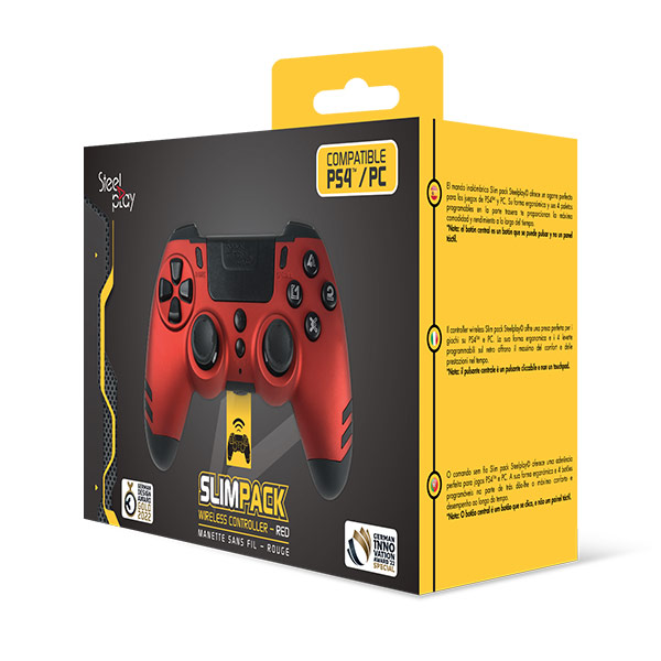 Lexip SteelPlay Slim Pack Wireless Controller (Ruby Red) 