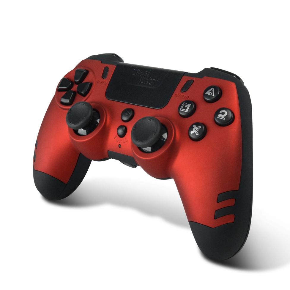 Lexip SteelPlay Slim Pack Wireless Controller (Ruby Red) 