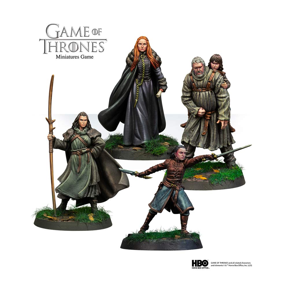 Game of Thrones Minatures - Stark Wolfpack 