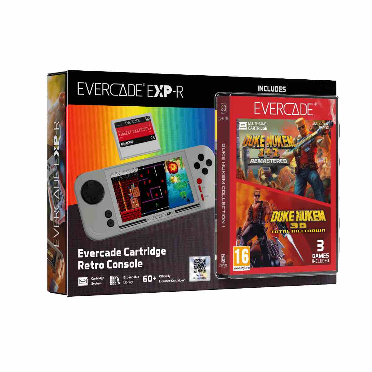 Evercade EXP-R and Duke Nukem Collection 1