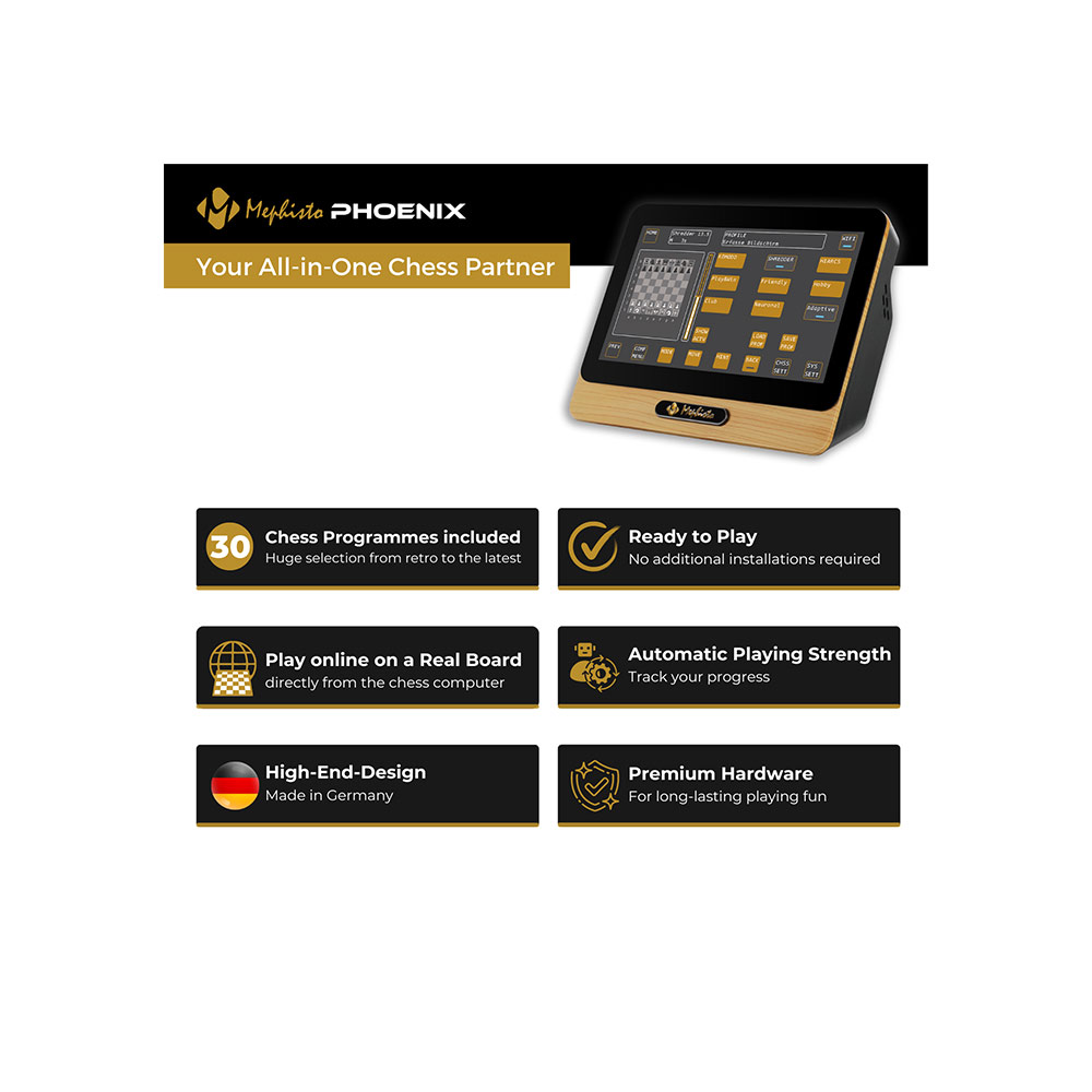 Mephisto Phoenix chess computer module with emulation package pre-installed