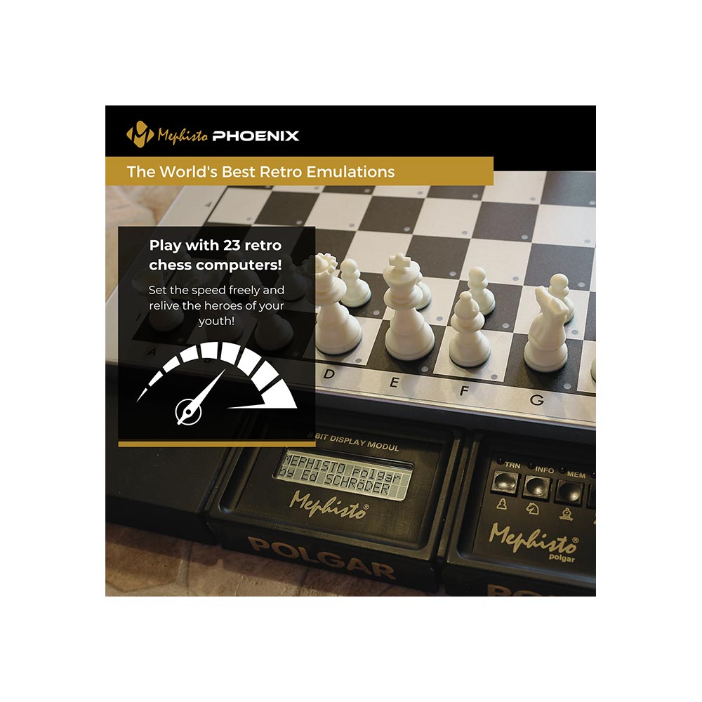 Mephisto Phoenix chess computer module with emulation package pre-installed