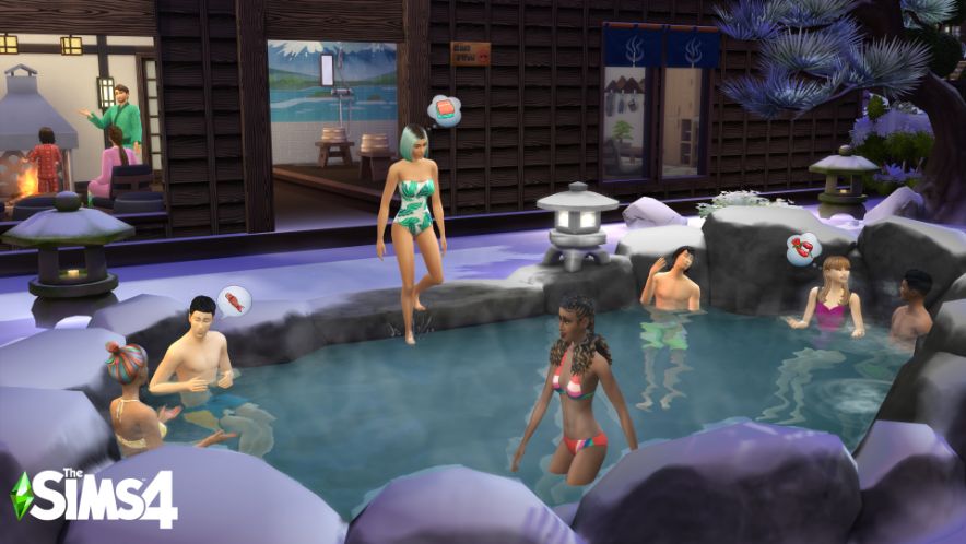 The Sims 4 Snowy Escape