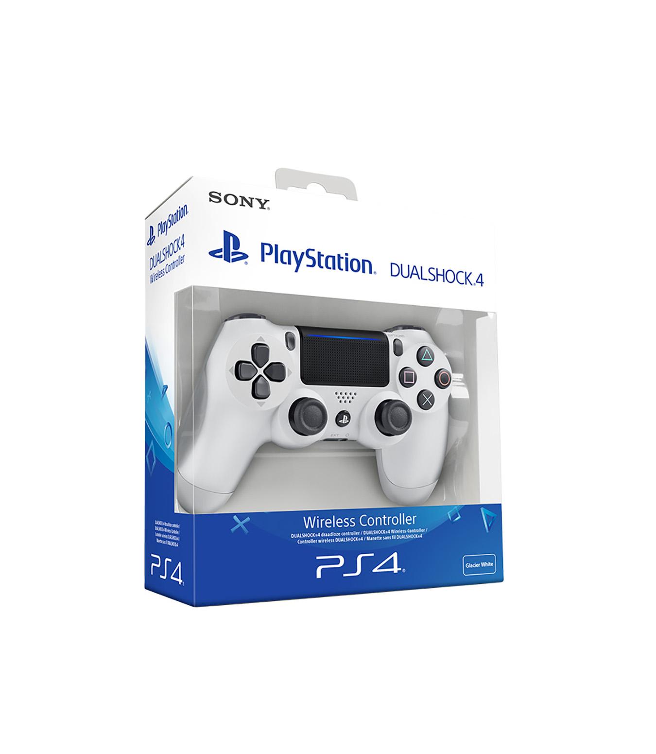 Glacier white ps4 controller on sale