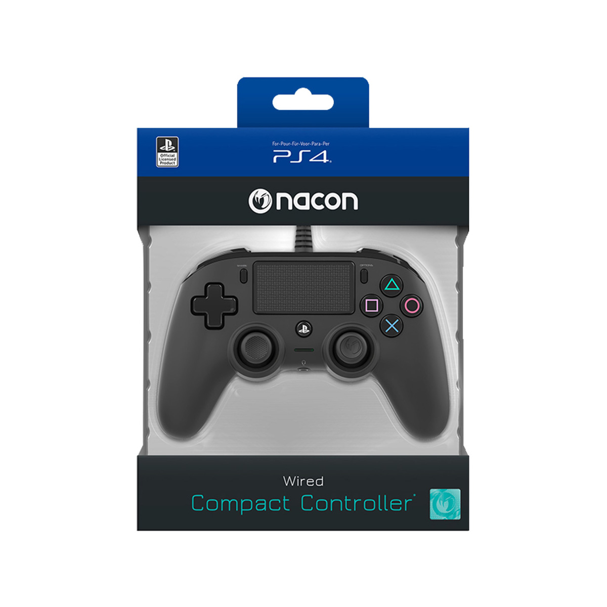 Nacon PS4 Compact Controller Black - PlayStation 4