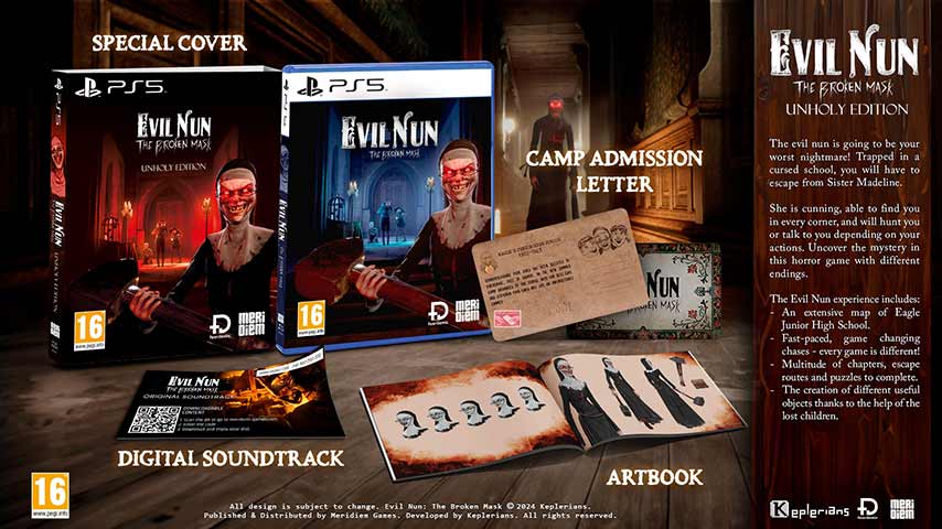 Evil Nun: The Broken Mask  - Unholy Edition - PlayStation 5