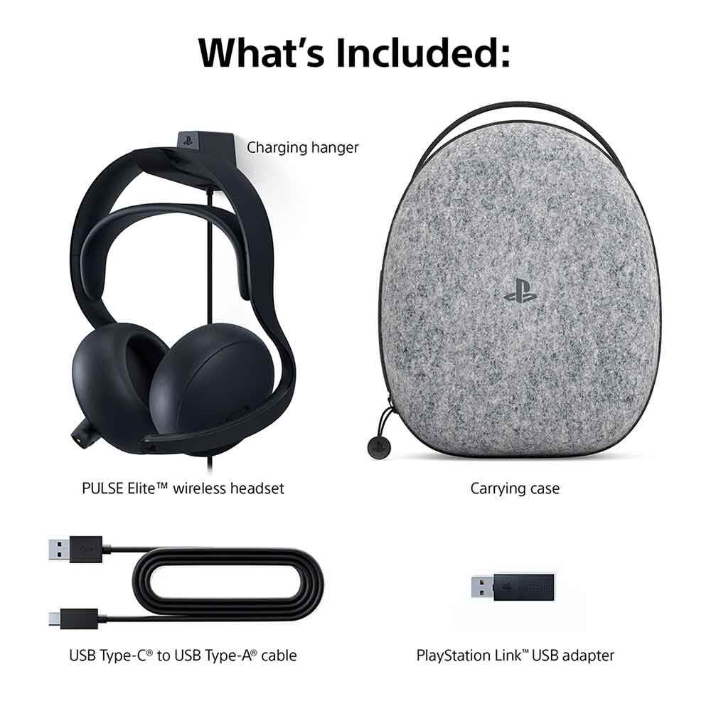 PULSE Elite wireless headset - Midnight Black