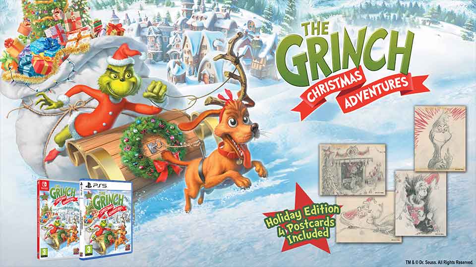 The Grinch: Christmas Adventures (Holiday Edition 4 Postcards Included) - PlayStation 5