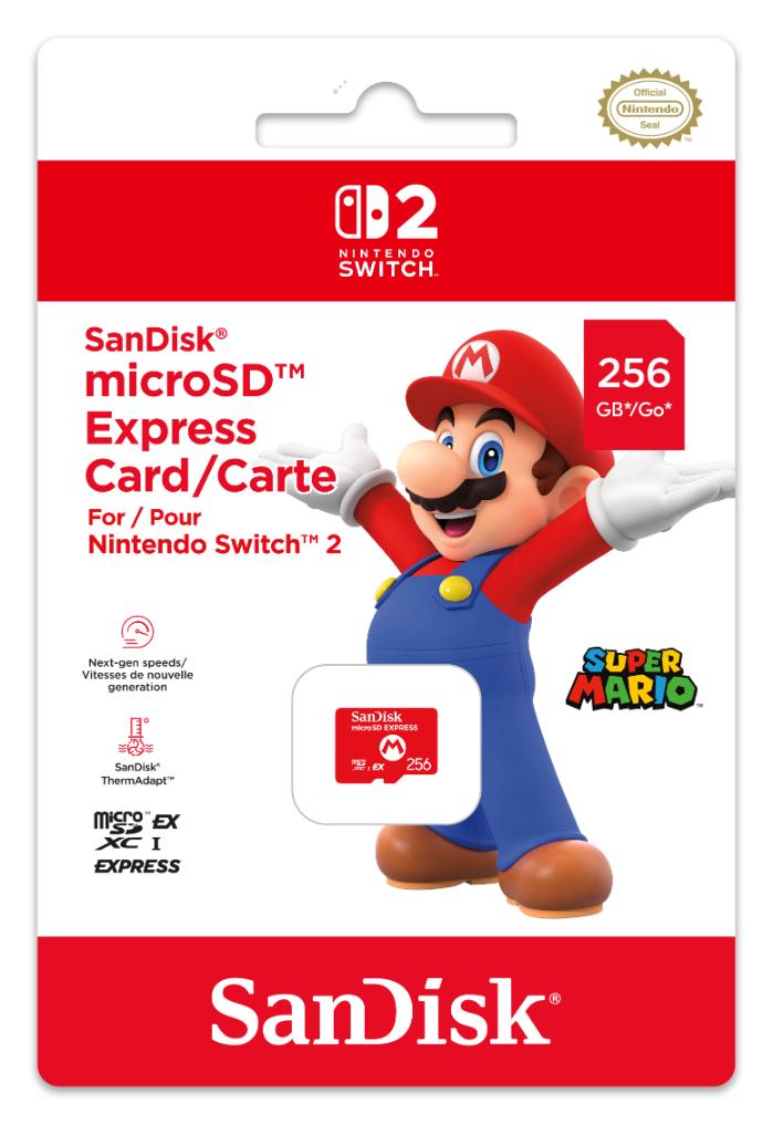 SanDisk microSD Express Card for Nintendo Switch 2