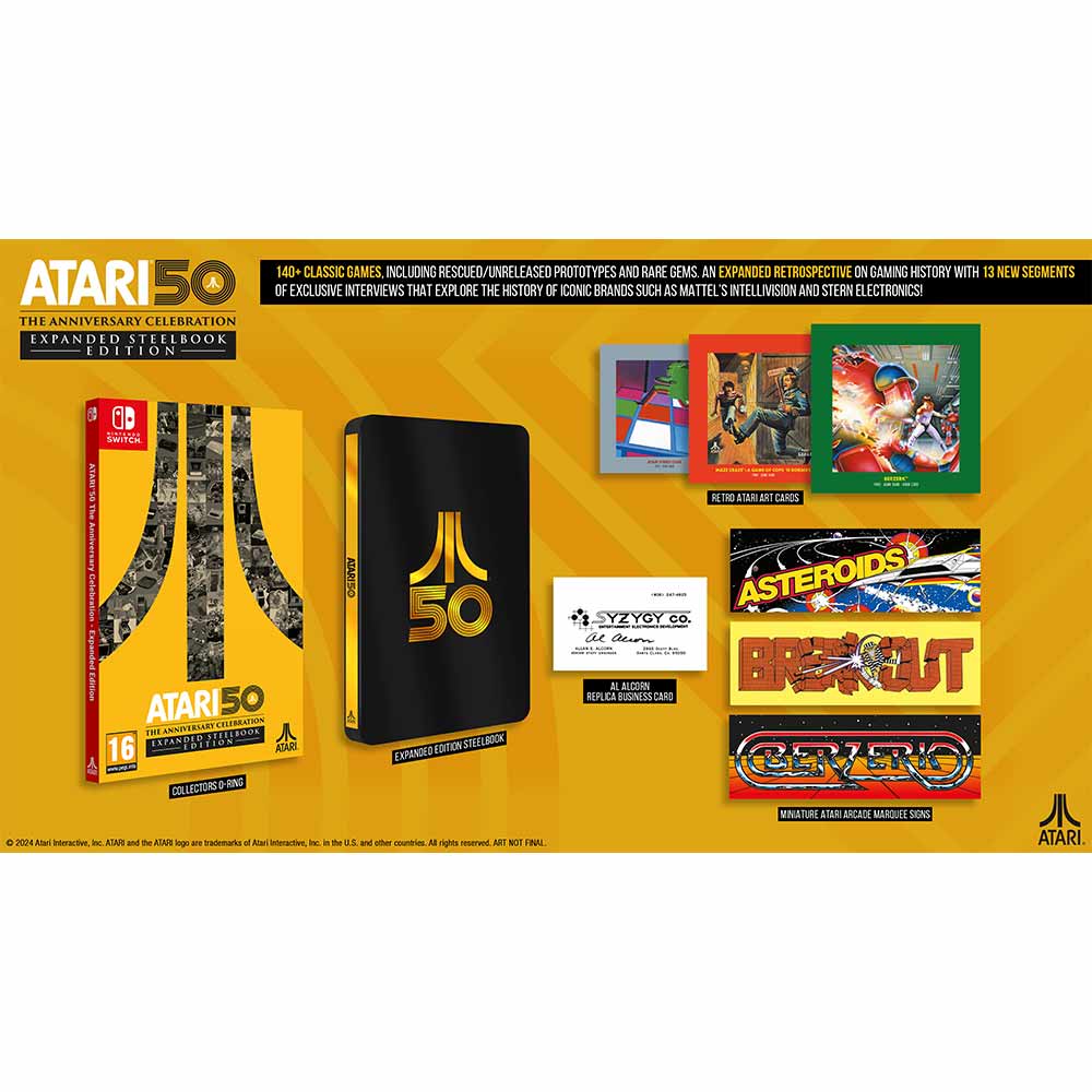 Atari 50: The Anniversary Celebration  Expanded Steelbook Edition - Switch