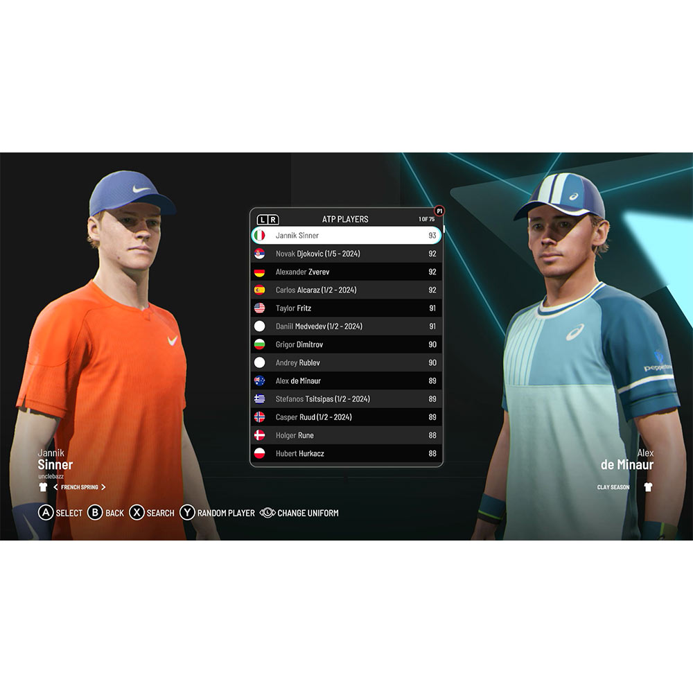 TIEBREAK: Official Game of the ATP & WTA - ACE Edition - Nintendo Switch