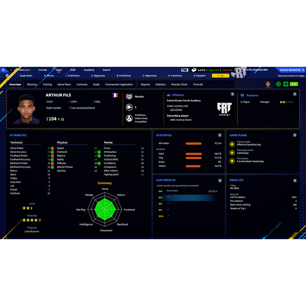 Tennis Manager 2023 PC Download